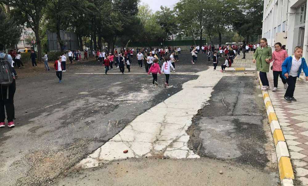 Çorlu İlkokulu Yeni Bir Görünüme Kavuştu