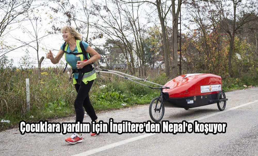 Çocuklara Yardım Için İngiltere'den Nepal'e Koşuyor