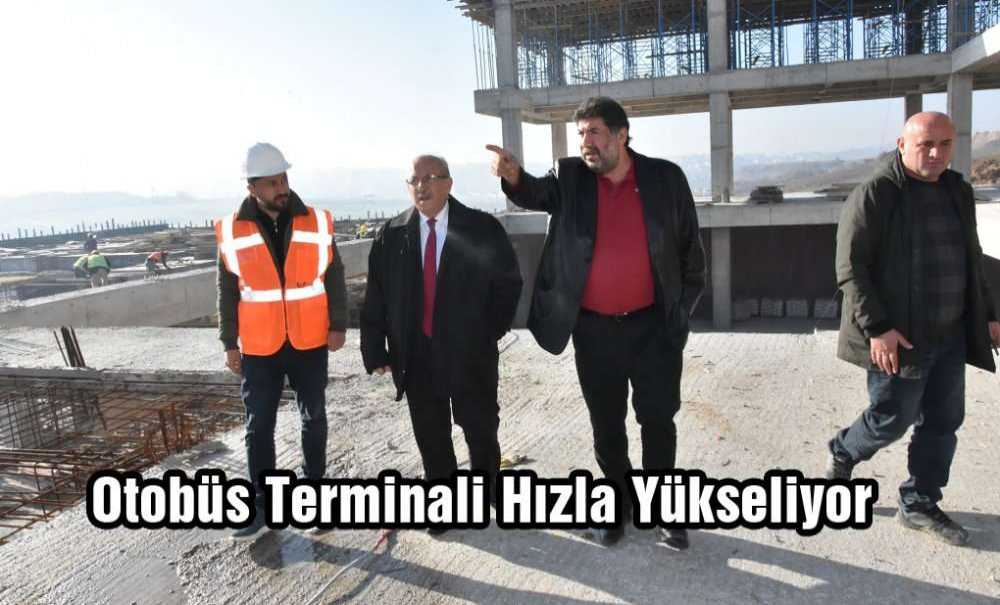 Otobüs Terminali Hızla Yükseliyor