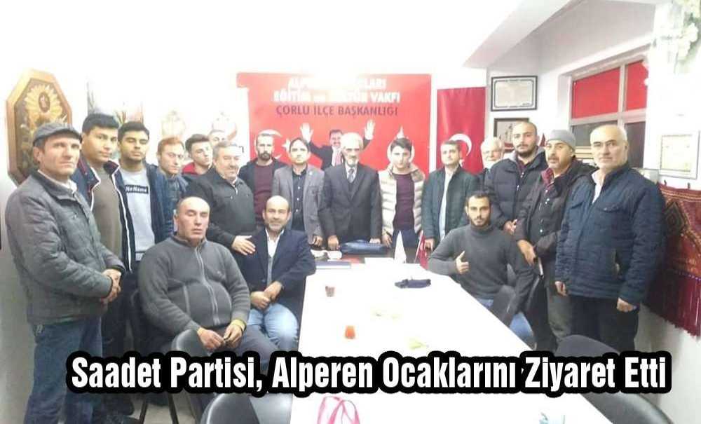 Saadet Partisi, Alperen Ocaklarını Ziyaret Etti