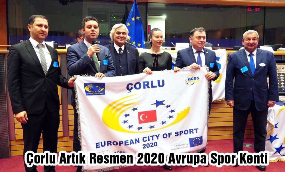 Çorlu Artık Resmen 2020 Avrupa Spor Kenti