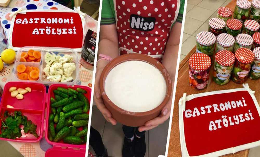 İlkokul Öğrencileri Turşu Yapıp, Yoğurt Mayaladılar
