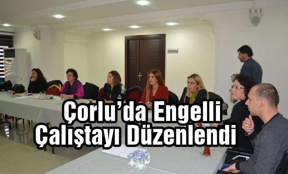 Çorlu'da Engelli Çalıştayı Düzenlendi