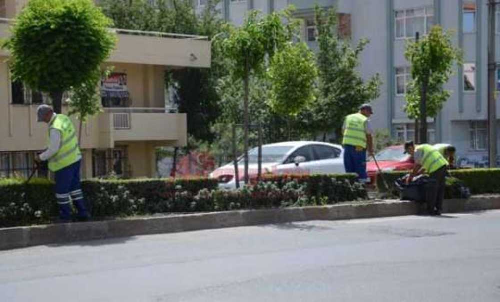 Park Ve Bahçeler Müdürlüğü Çalışıyor