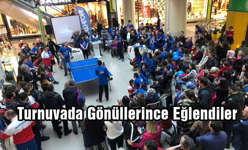 Turnuvada Gönüllerince Eğlendiler