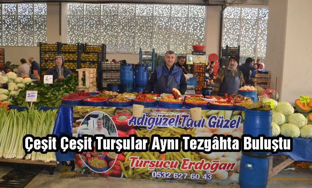 Çeşit Çeşit Turşular Aynı Tezgâhta Buluştu