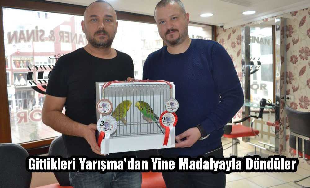 Gittikleri Yarışma'dan Yine Madalyayla Döndüler