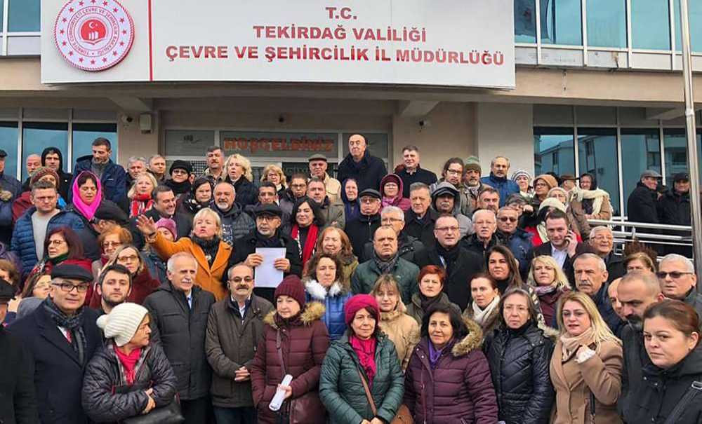 Chp Örgütleri Kanal İstanbul'a İtiraz Etti