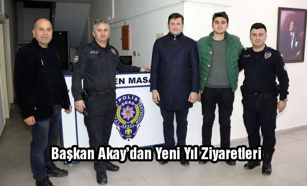 Başkan Akay'dan Yeni Yıl Ziyaretleri