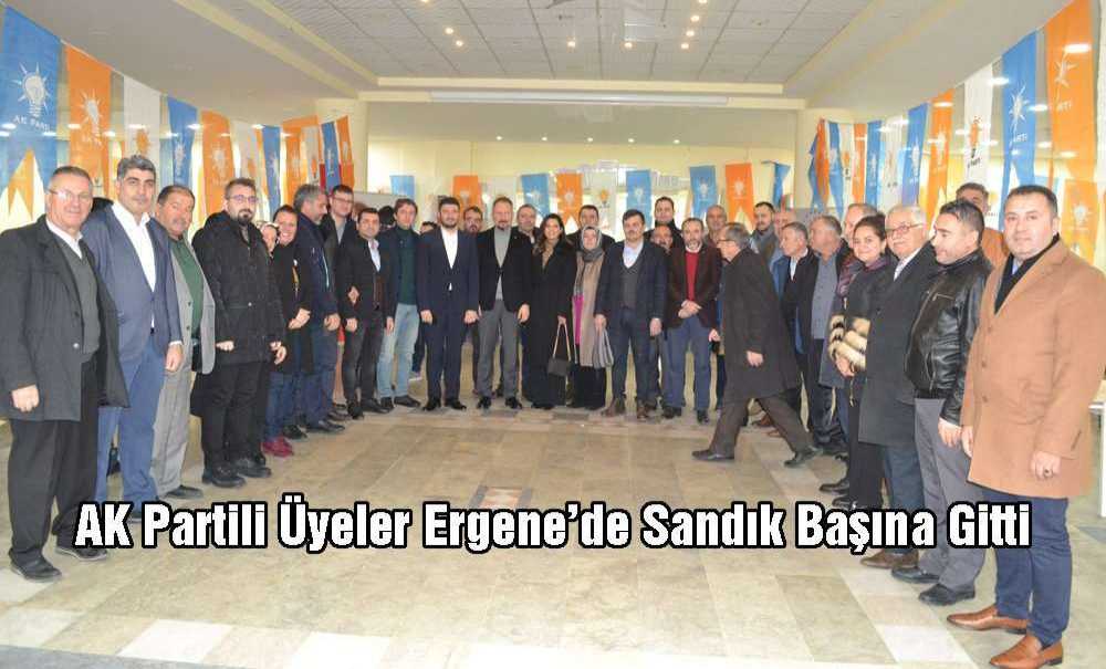 Ak Partili Üyeler Ergene De Sandık Başına Gitti