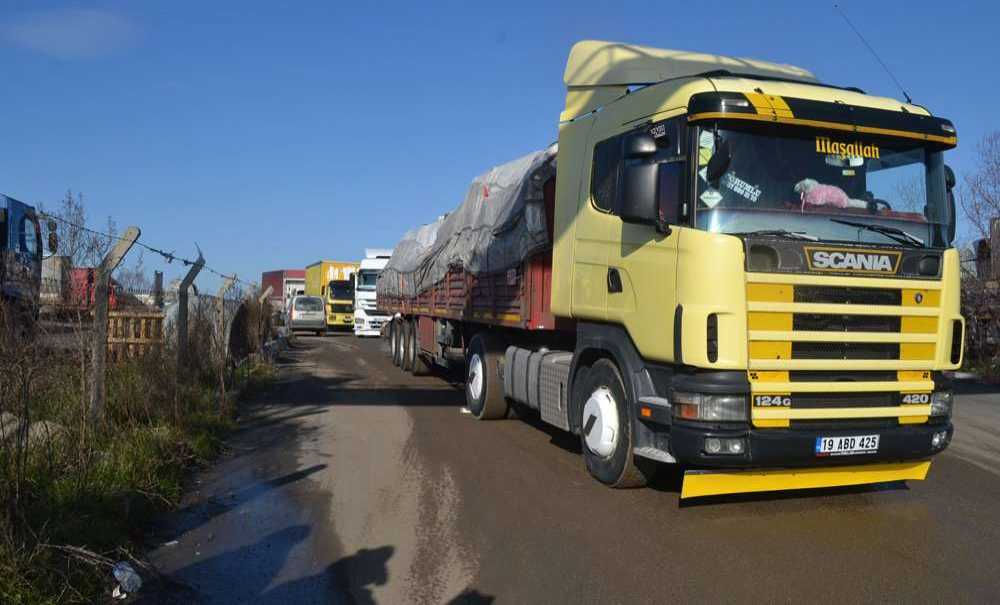 Nakliyeciler Yine Eylemdeydi