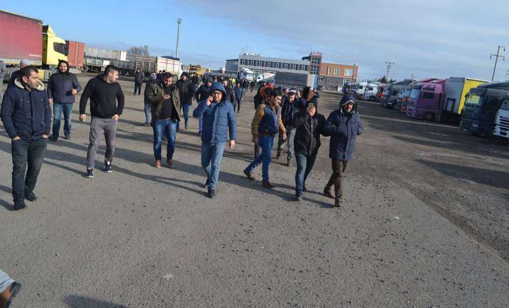 Nakliyeciler Yine Eylemdeydi