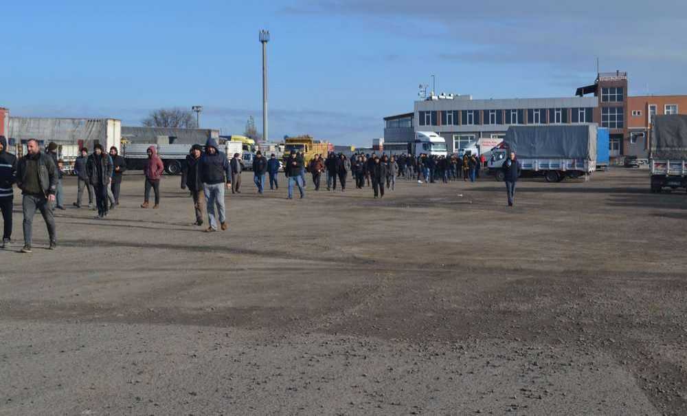 Nakliyeciler Yine Eylemdeydi