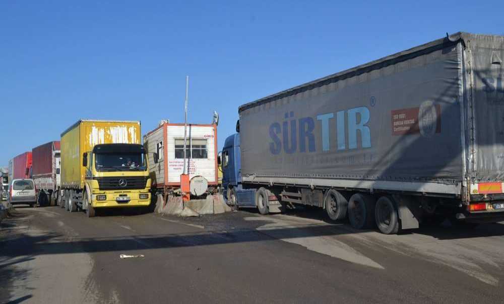 Nakliyeciler Yine Eylemdeydi