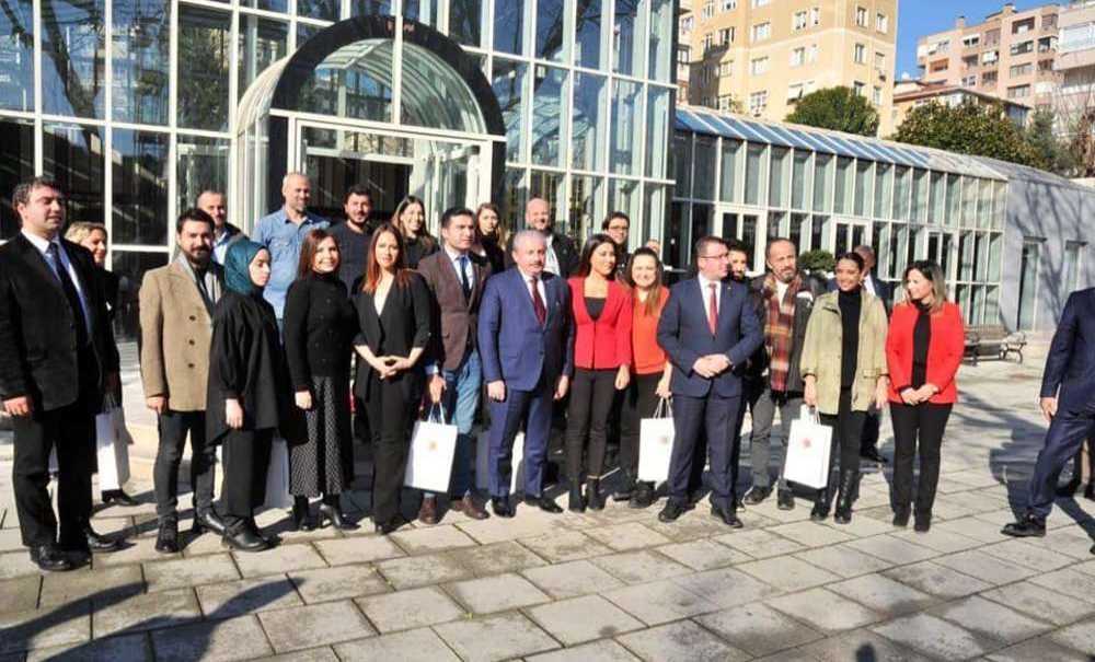 Tbmm Başkanı Mustafa Şentop, Gazetecileri Unutmadı