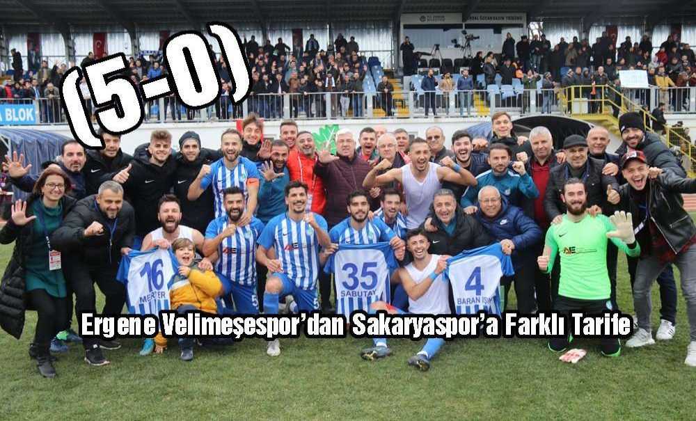 Ergene Velimeşespor'dan Sakaryaspor'a Farklı Tarife (5-0)
