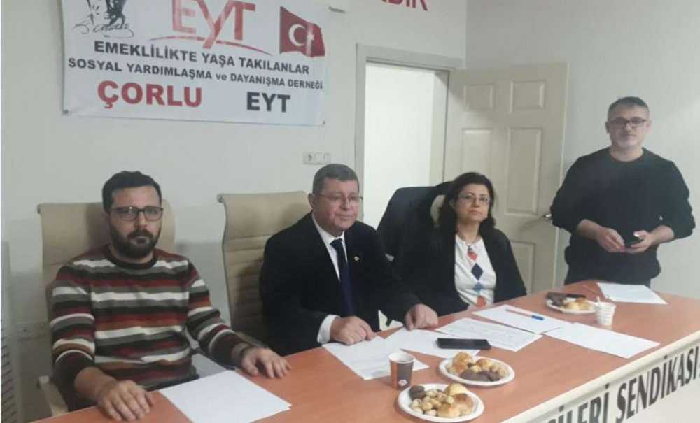 Çorlu Eyt Genel Kurulunu Yaptı