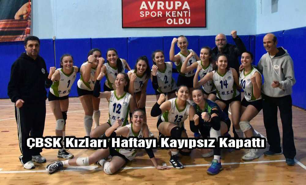 Çbsk Kızları Haftayı Kayıpsız Kapattı