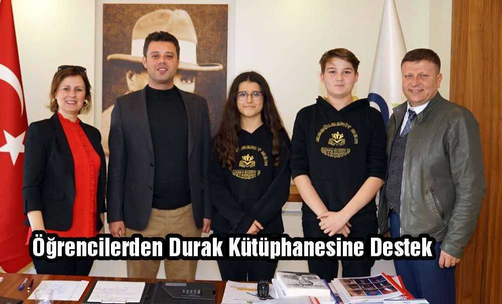 Öğrencilerden Durak Kütüphanesine Destek