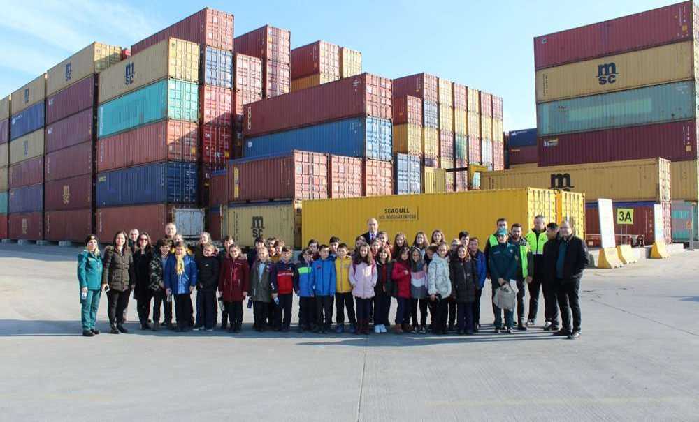 Asyaport'u Gezip Gümrük İşlemlerini İncelediler