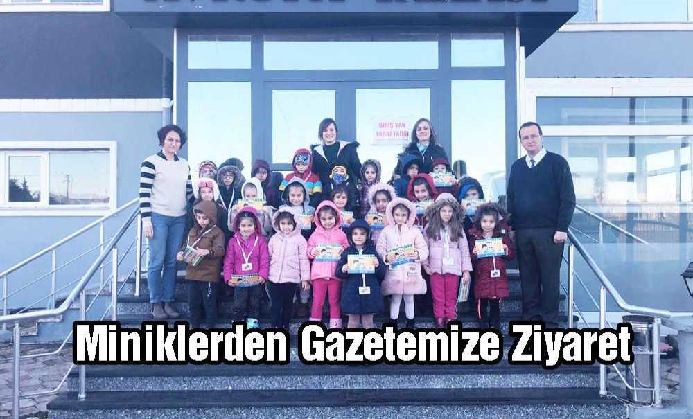 Miniklerden Gazetemize Ziyaret