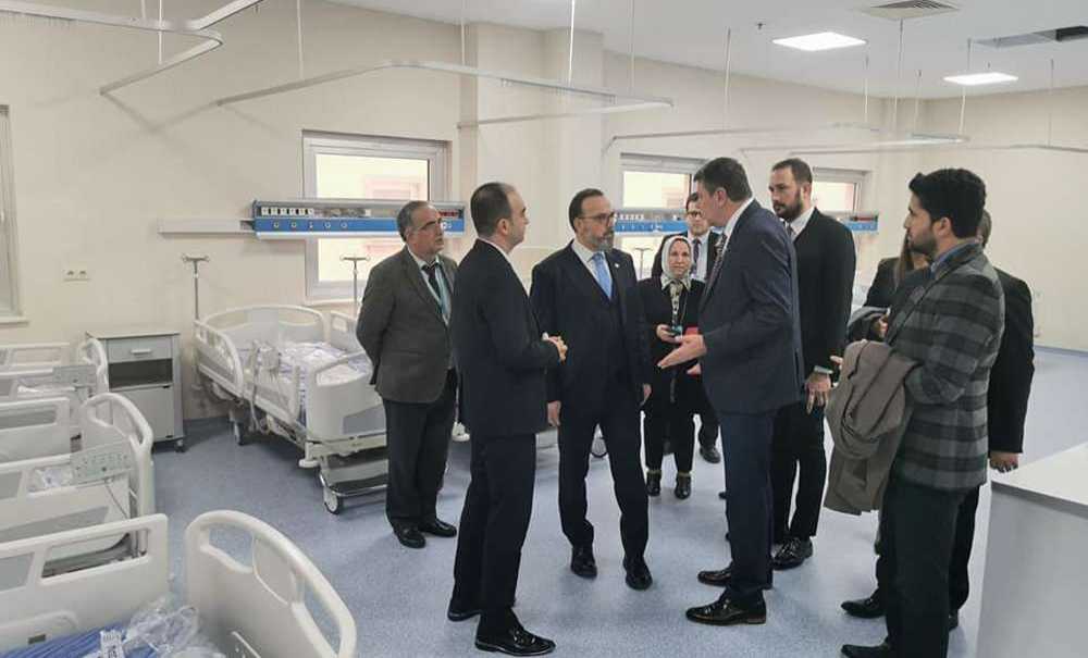 Devlet Hastanesi'nde İncelemelerde Bulundu