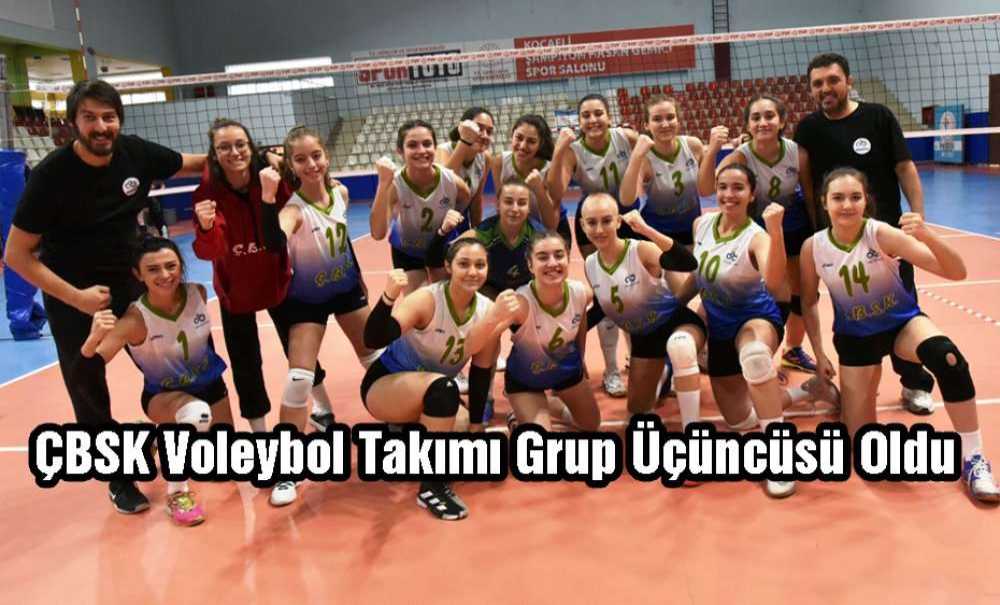Çbsk Voleybol Takımı Grup Üçüncüsü Oldu