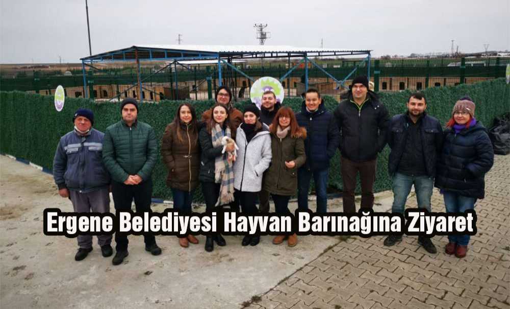 Ergene Belediyesi Hayvan Barınağına Ziyaret