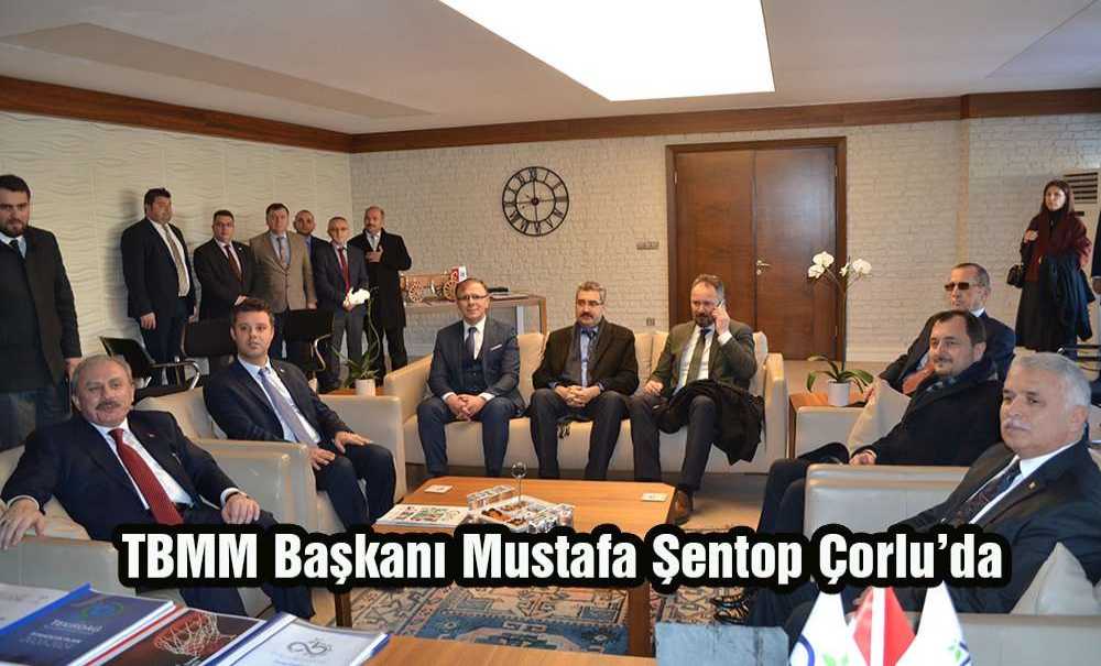 Tbmm Başkanı Mustafa Şentop Çorlu'da