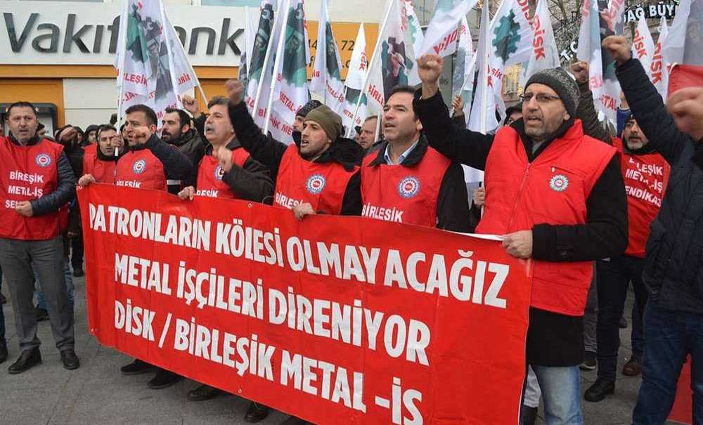10 Bin Metal İşçisi Grev Dedi