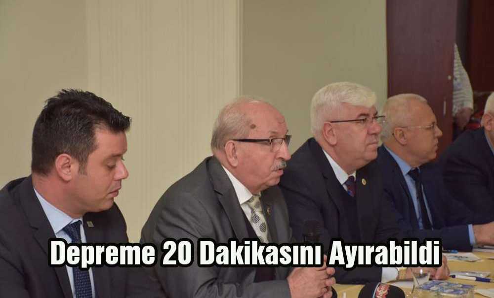 Depreme 20 Dakikasını Ayırabildi