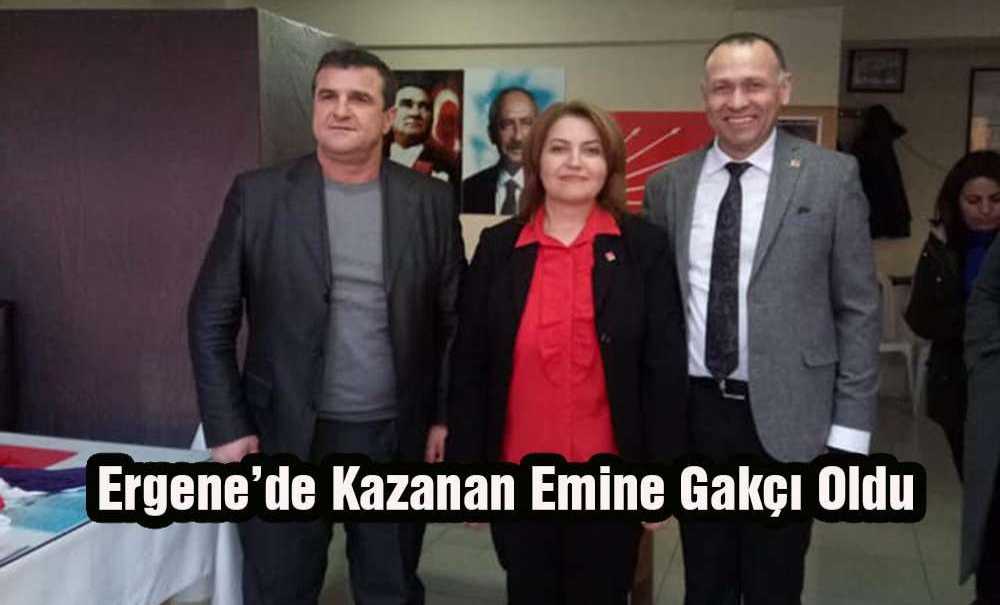 Ergene'de Kazanan Emine Gakçı Oldu