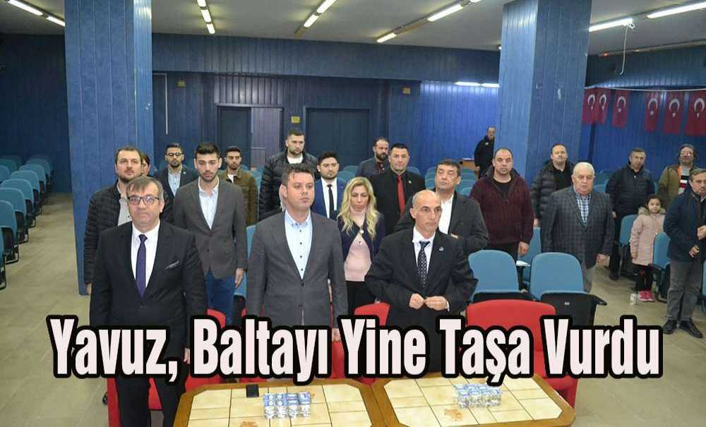 Yavuz, Baltayı Yine Taşa Vurdu