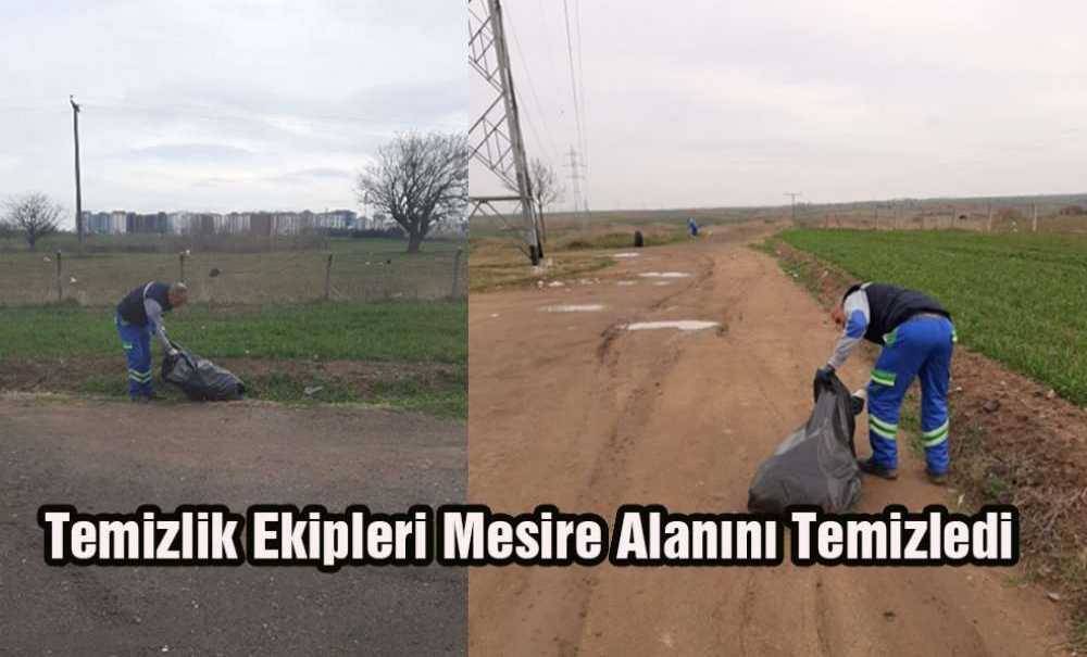 Temizlik Ekipleri Mesire Alanını Temizledi