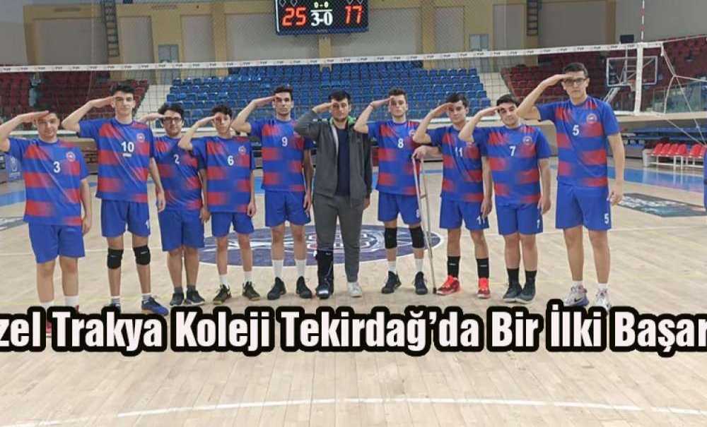 Özel Trakya Koleji Tekirdağ'da Bir İlki Başardı