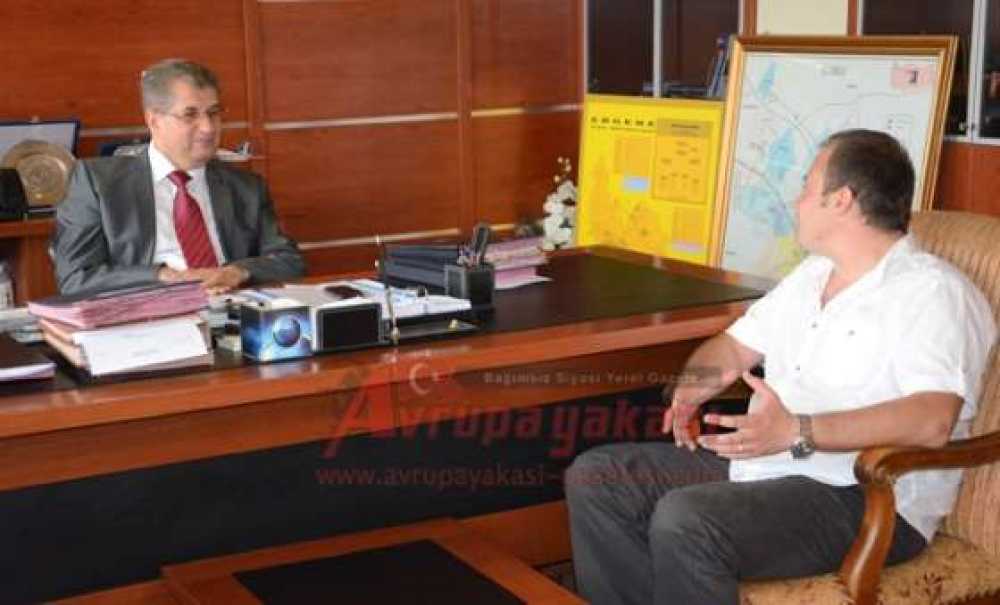 Çorlu Gazeteciler Derneği'nden Kaymakam Doğan'a Ziyaret