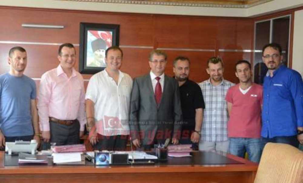 Çorlu Gazeteciler Derneği'nden Kaymakam Doğan'a Ziyaret