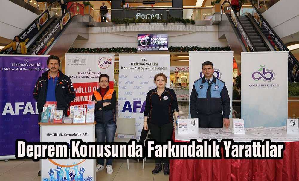 Deprem Konusunda Farkındalık Yarattılar