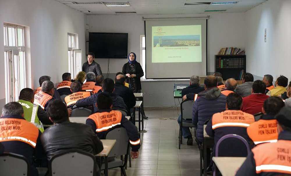 Belediye Personeline Koronavirüs Eğitimi Verildi