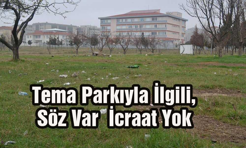 Tema Parkıyla İlgili, Söz Var İcraat Yok