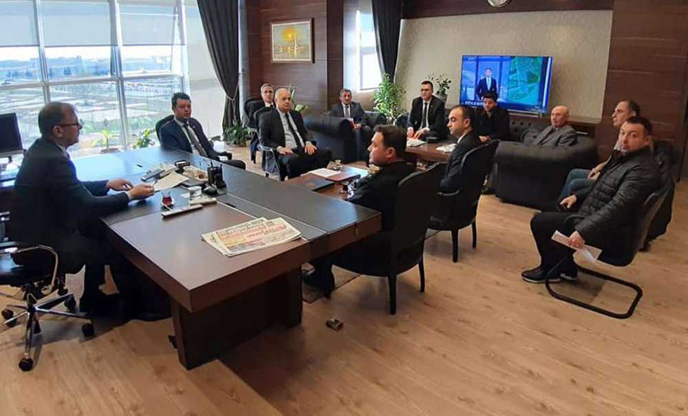 Çorlu'da Korona Virüs Toplantısı Yapıldı