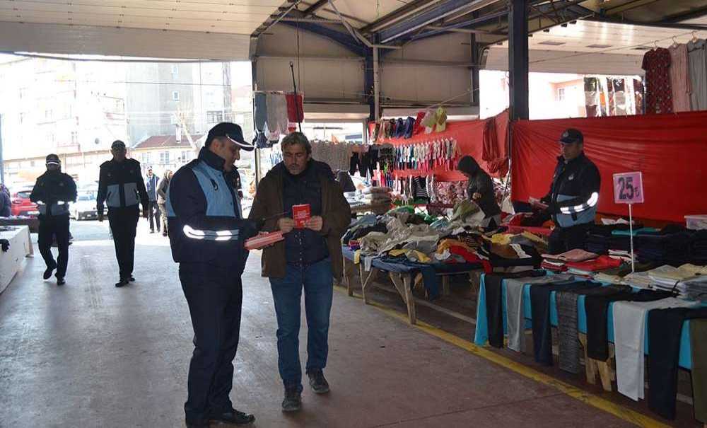 Pazar Yerleri'nde Virüse Karşı Önlemler Artırılıyor