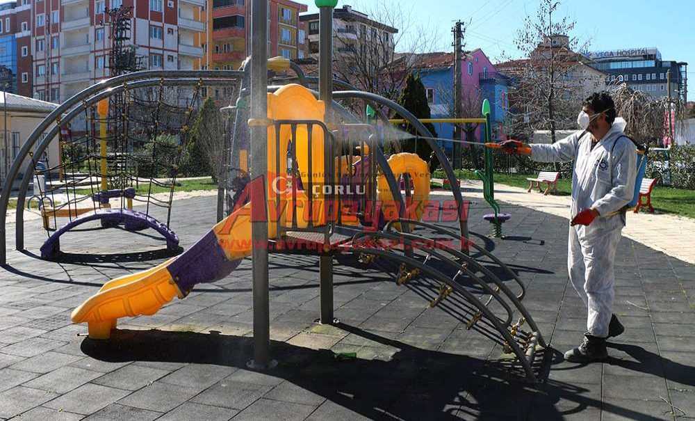 13 Bin Litre Dezenfektan Kullanıldı