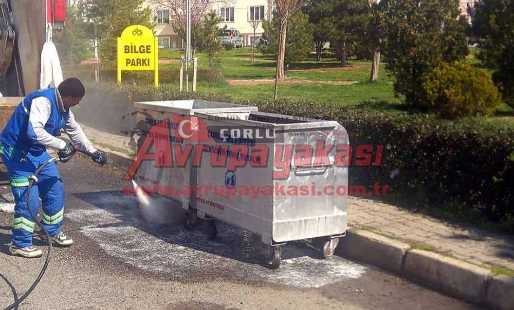 13 Bin Litre Dezenfektan Kullanıldı