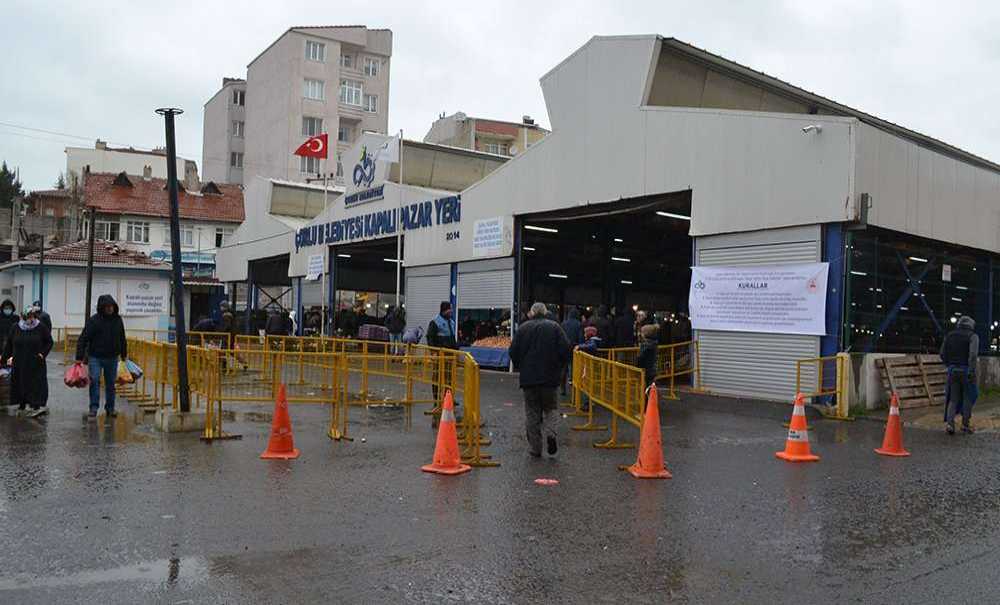 Pazar Yerlerinde Önlemler Artırıldı