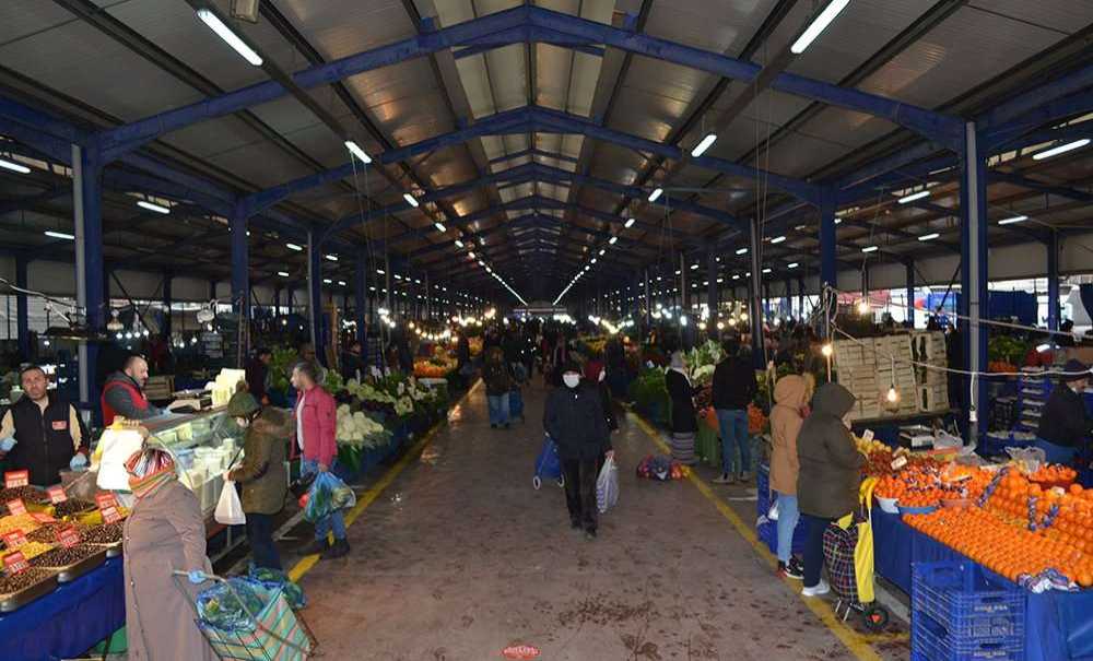 Pazar Yerlerinde Önlemler Artırıldı