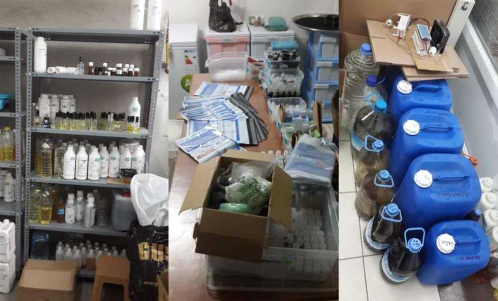 Kaçak Üretilen 12 Bin 400 Litre Etil Alkol Ele Geçirildi
