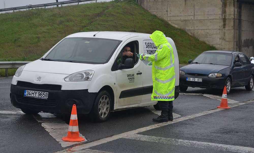 Tekirdağ'a Araç Giriş Çıkışları Kısıtlandı