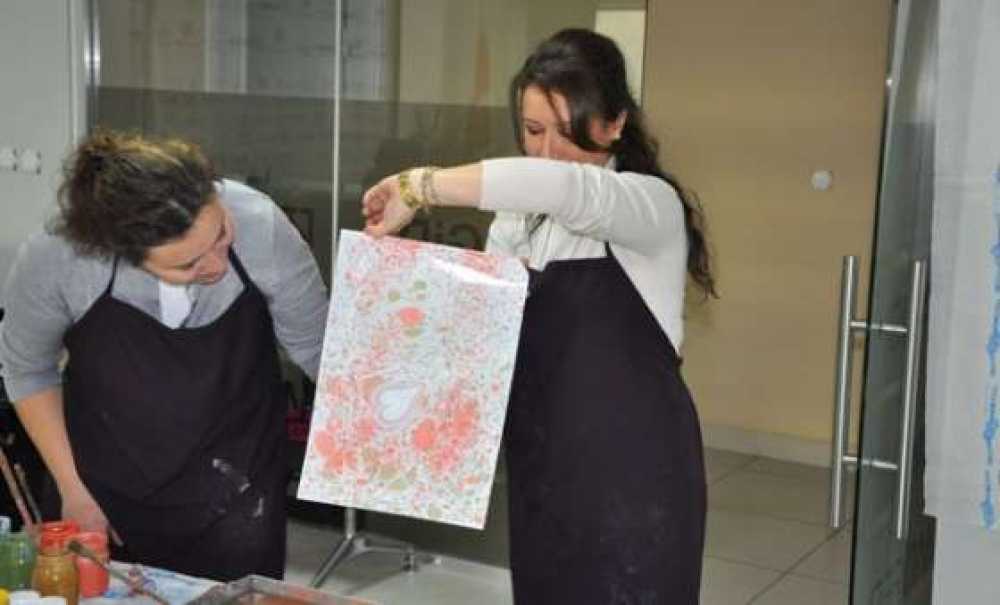 Tagid İş Kadınları Komisyonu Üyeleri Ebru Çalışması Yaptı