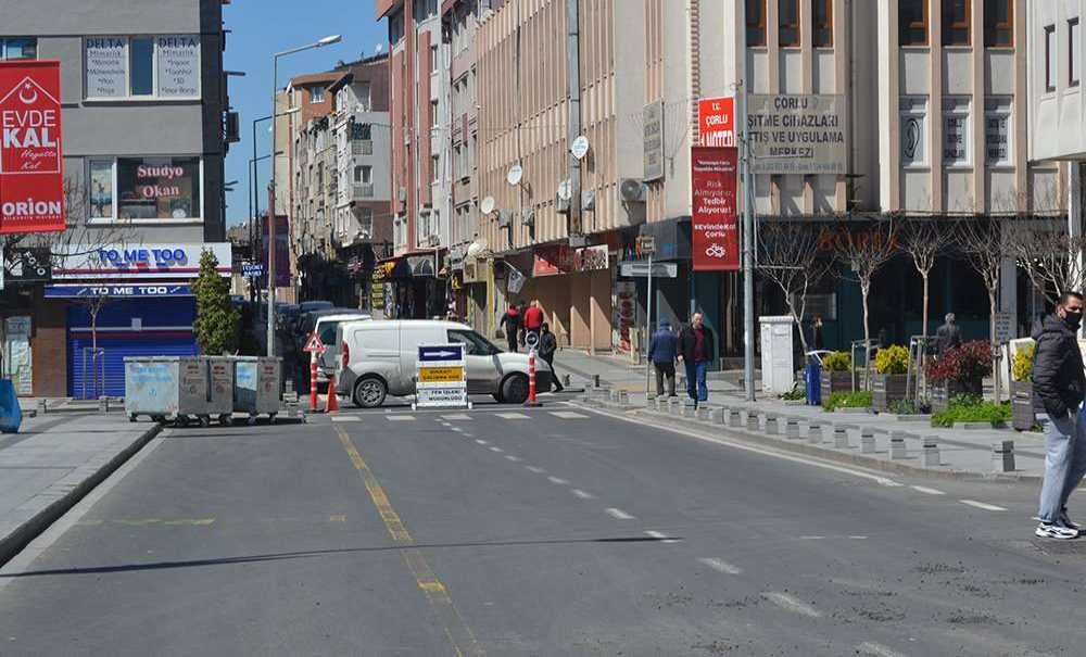 Kumyol Caddesi'nde Çalışma Başlatıldı